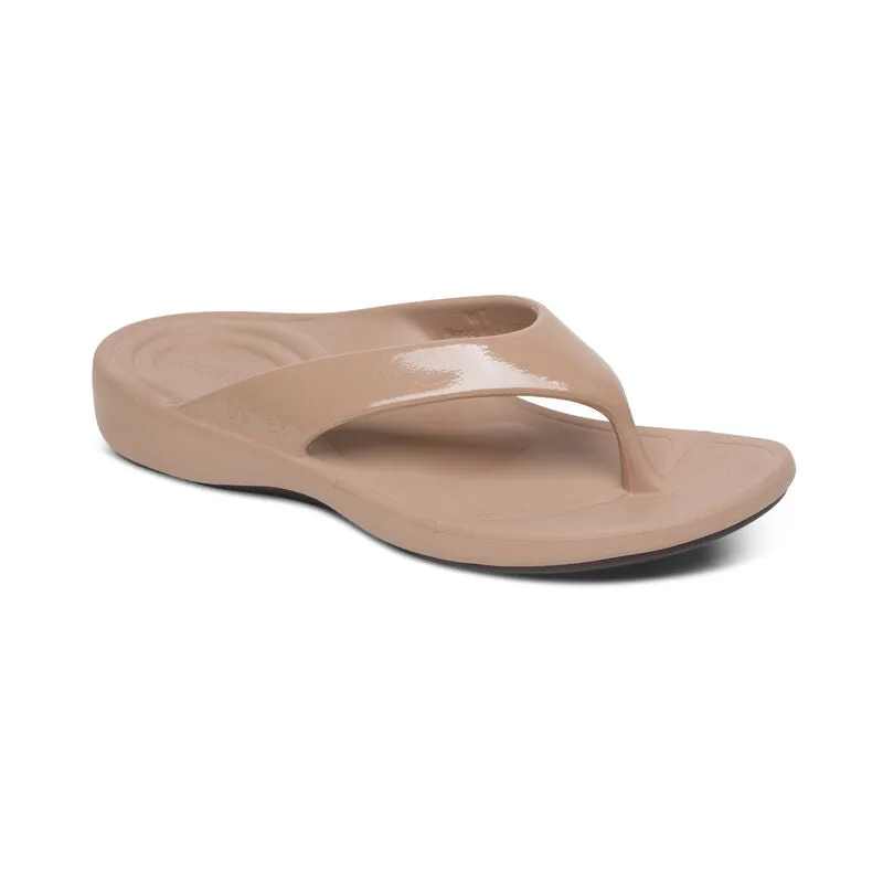 Aetrex Womens Maui Orthotic Flips (L3W)