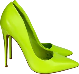ASOS Lime Green Pointed Toe Stiletto Heels UK 4 EU 37 