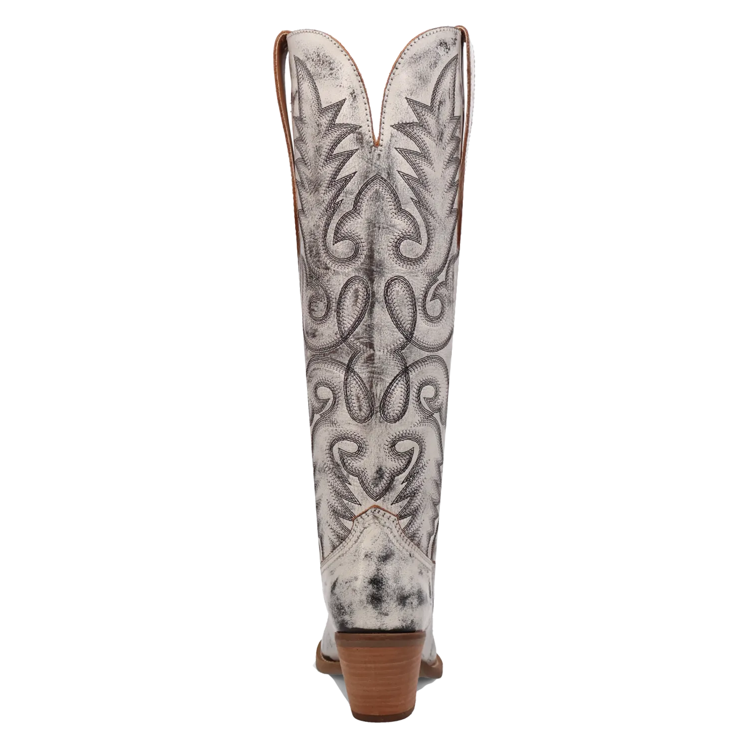 Faded Love Black Metallic Leather Boot (DS)