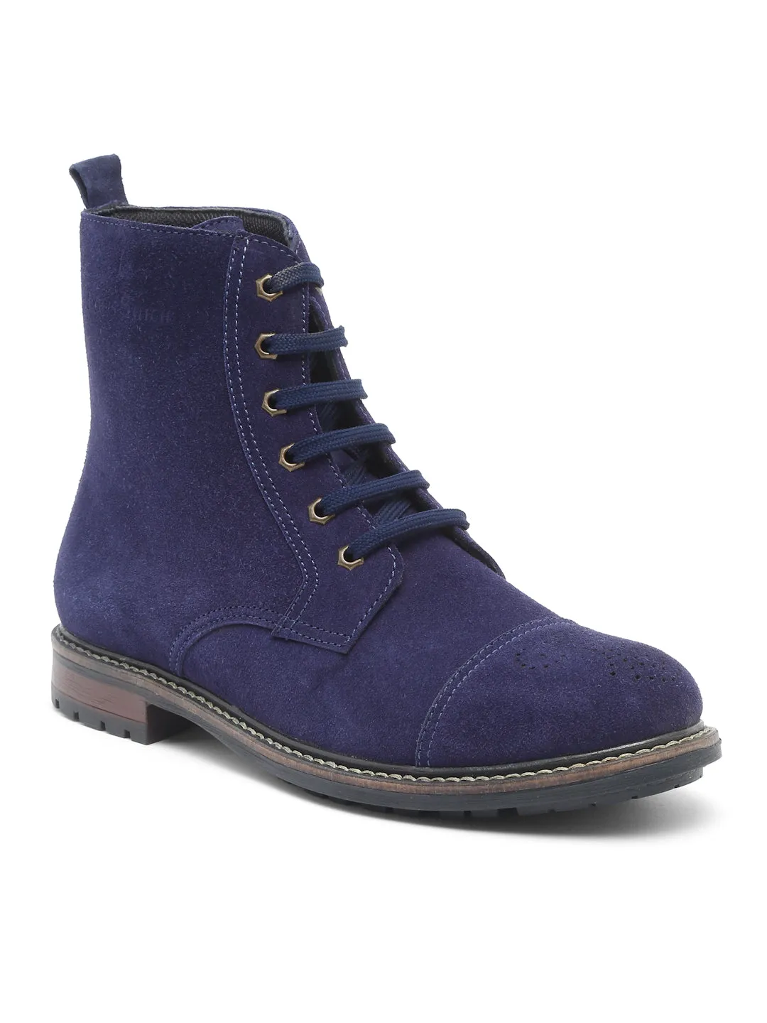 Handcrafted Italian Leather High Ankle Biking Boots