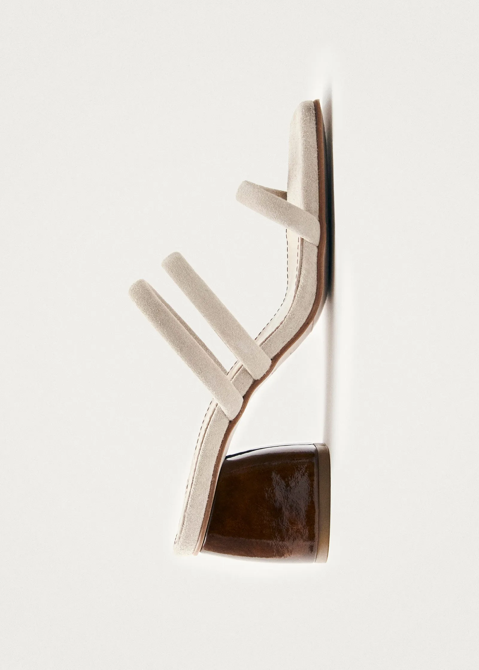 Indiana Stone Beige Leather Sandals