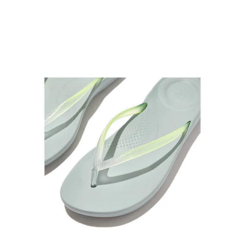 Iqushion Ombré Transparent Ergonomic Flip-Flops