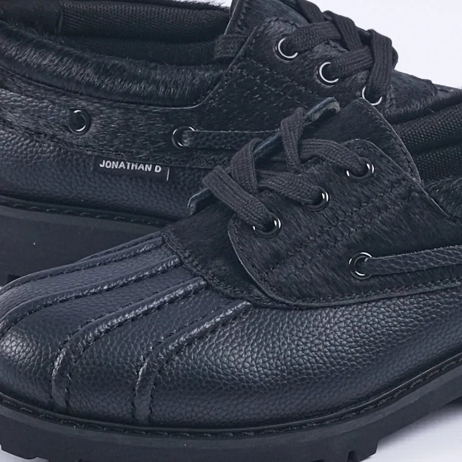 J Donne Pony Loafers (Black)