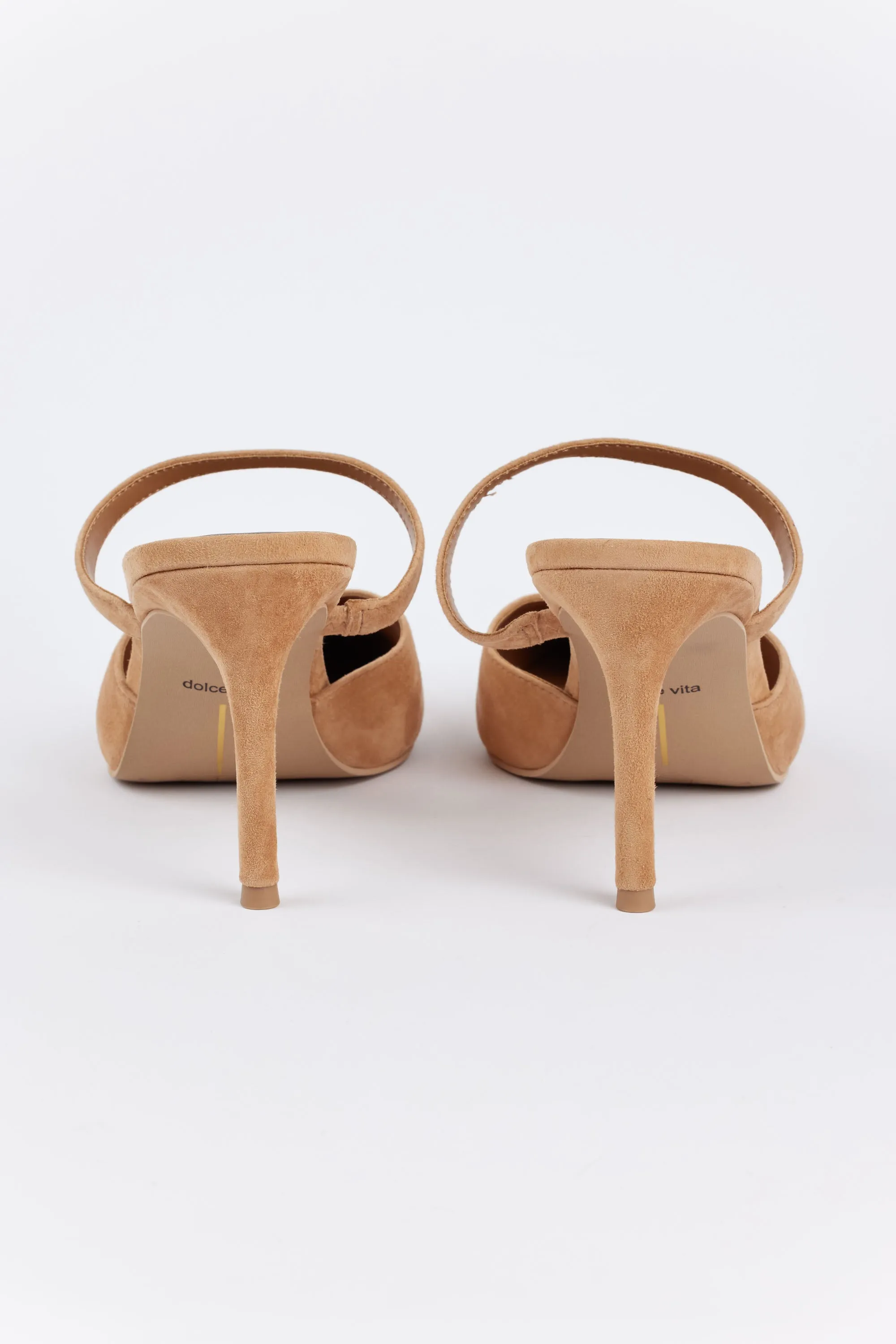 Kanika Heels- Tan Suede by Dolce Vita