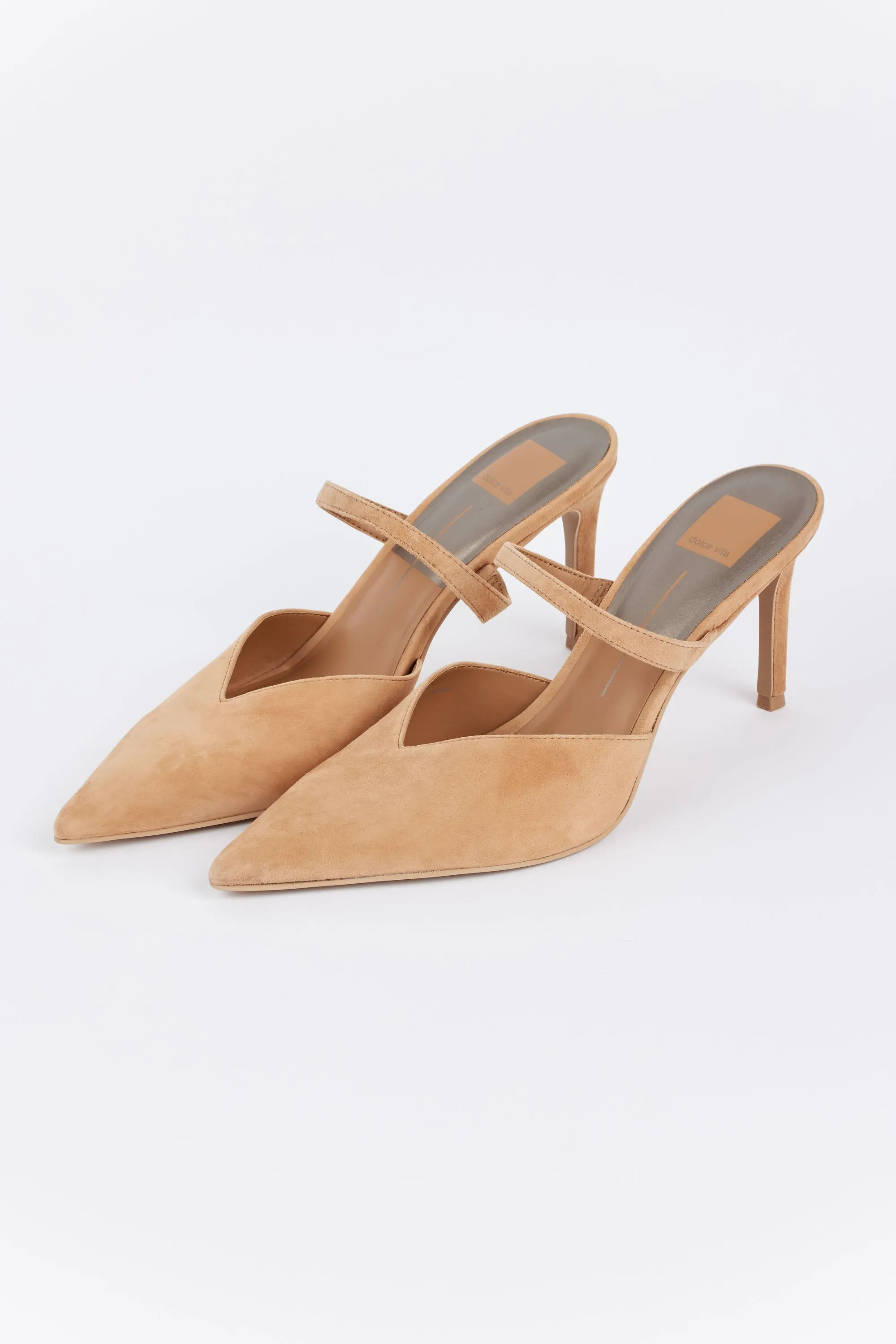 Kanika Heels- Tan Suede by Dolce Vita