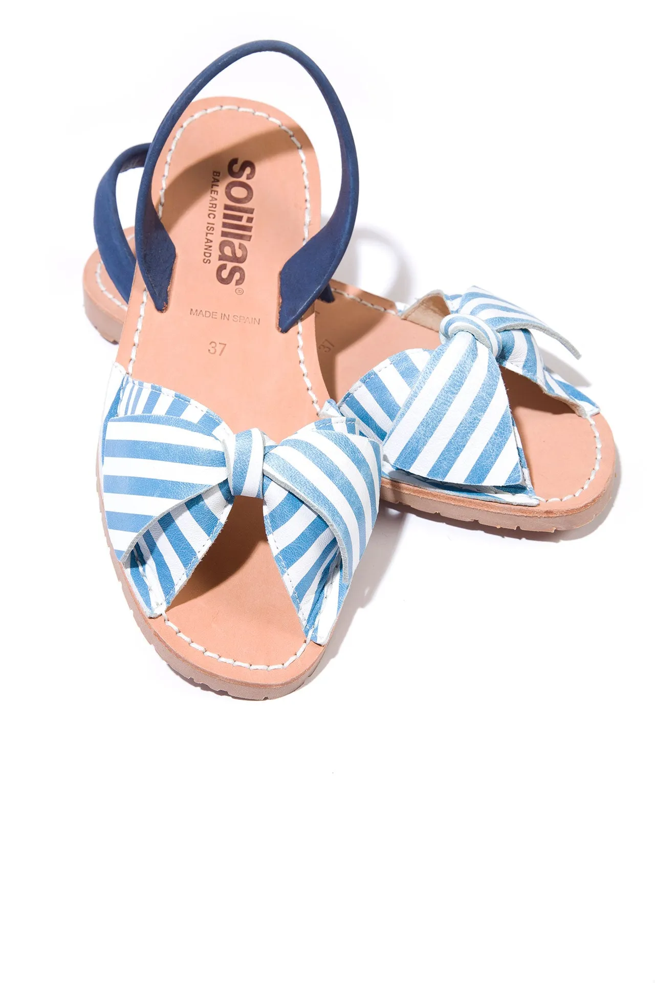 Marina Lazo - Bow Detail Suede Sandals