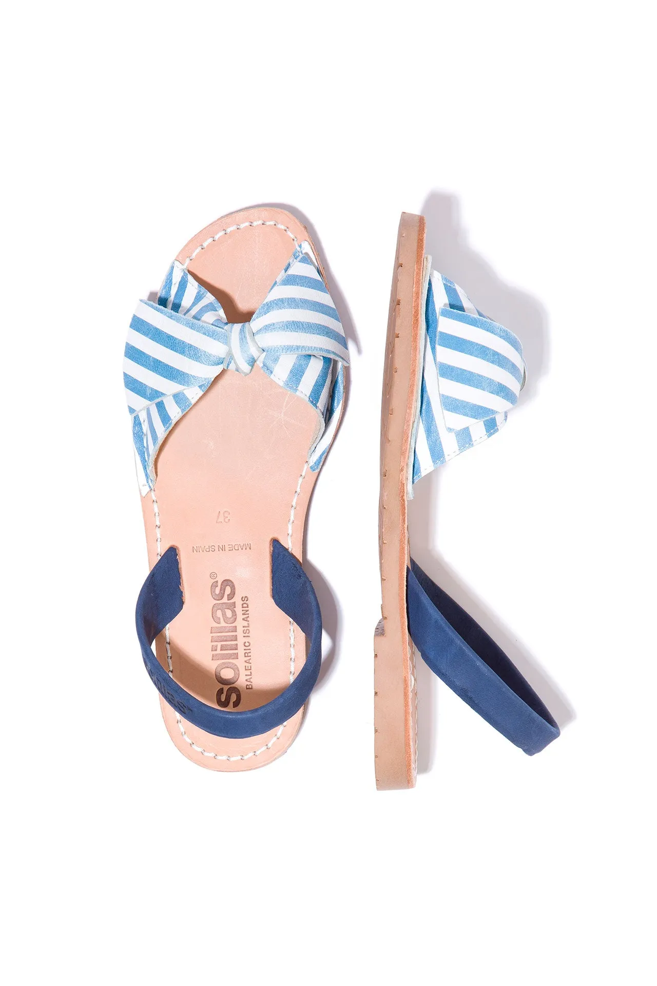 Marina Lazo - Bow Detail Suede Sandals