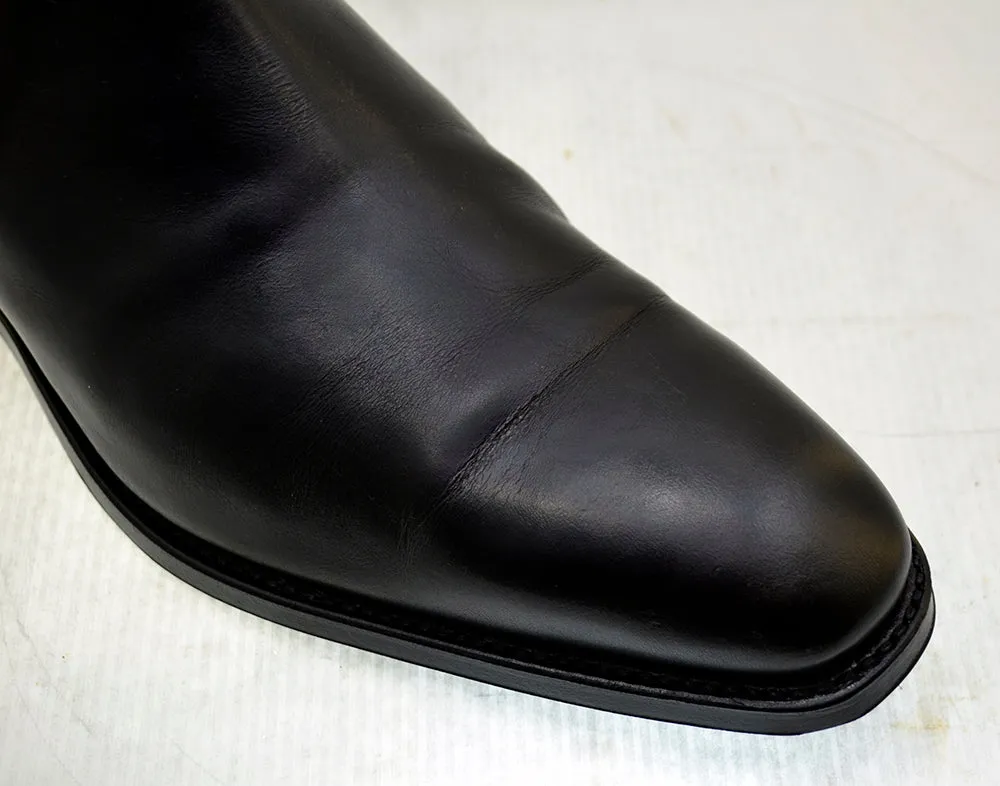 Men's Chelsea Boots Sendra 10608 Black Leather pull up available size 40