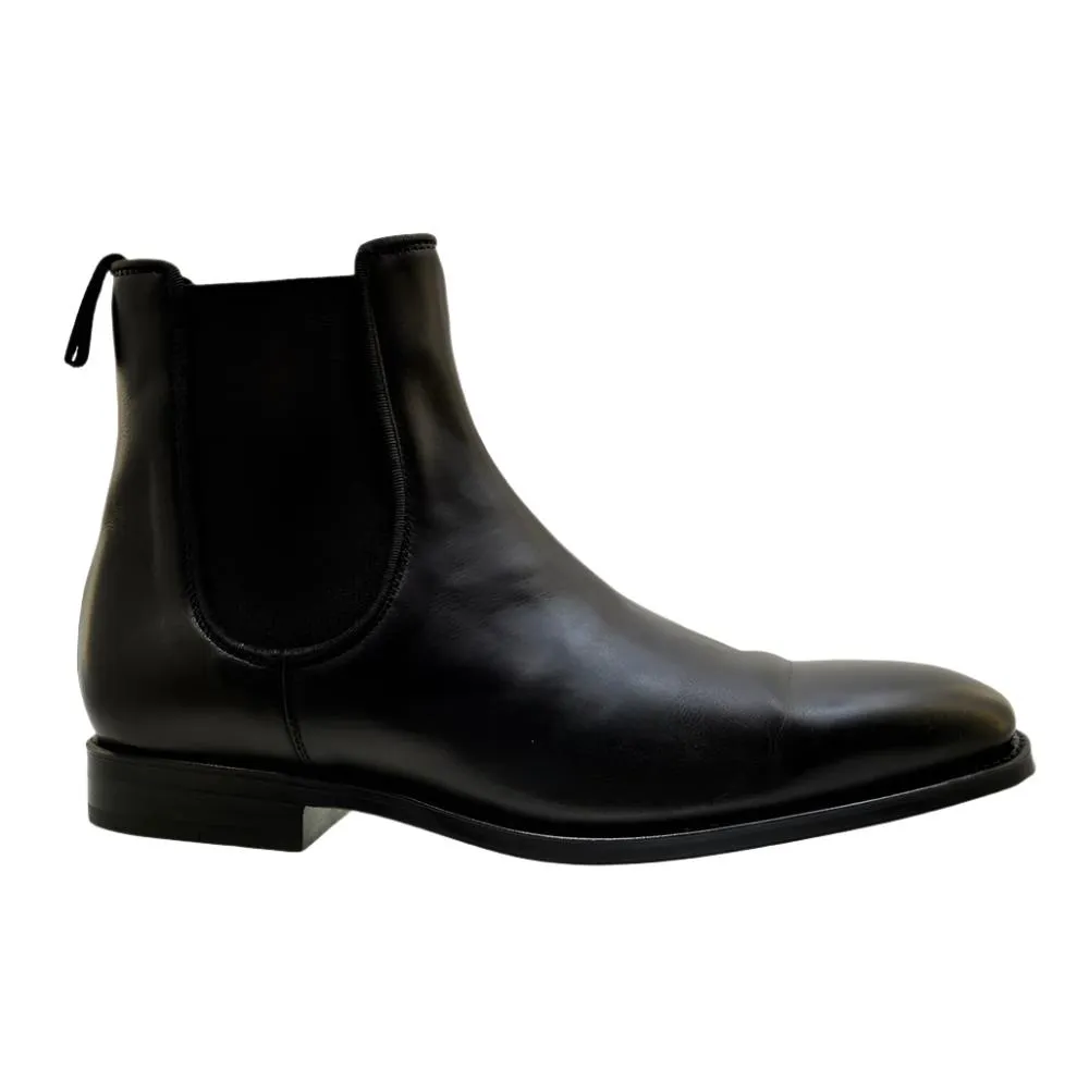 Men's Chelsea Boots Sendra 10608 Black Leather pull up available size 40