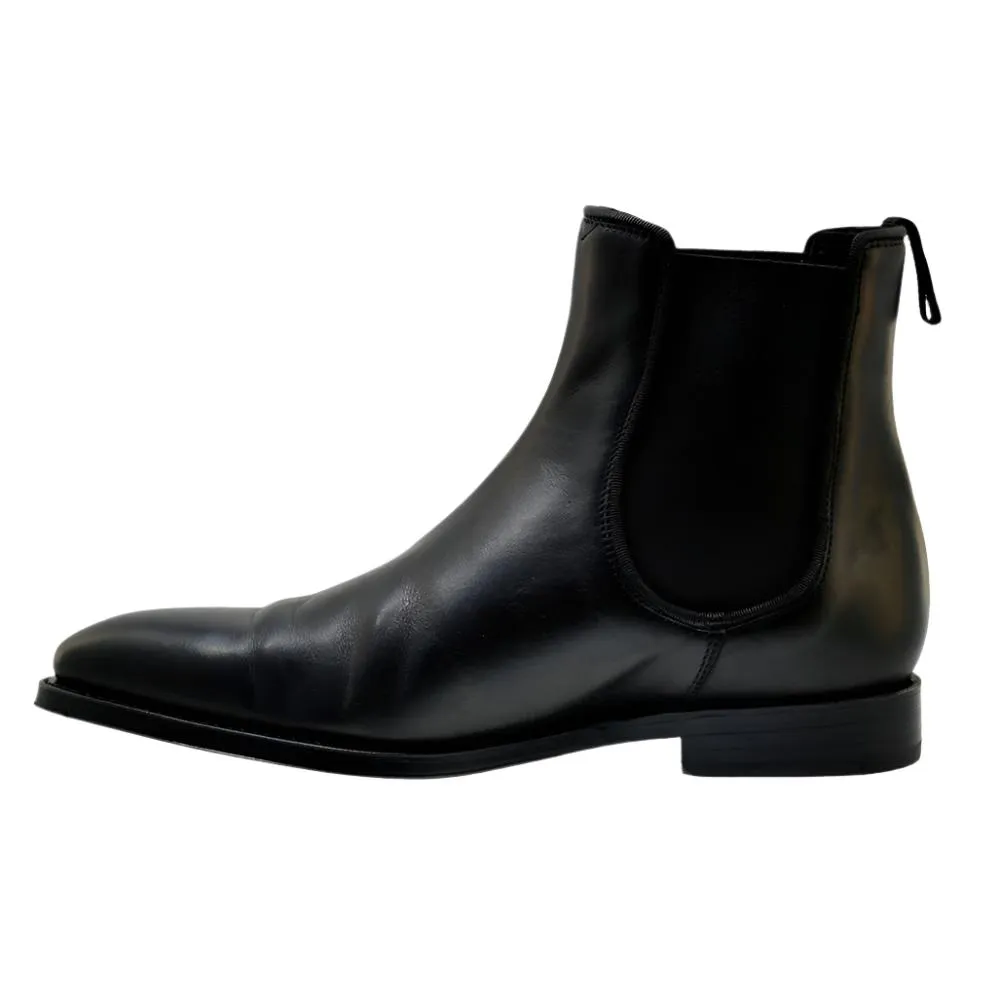 Men's Chelsea Boots Sendra 10608 Black Leather pull up available size 40