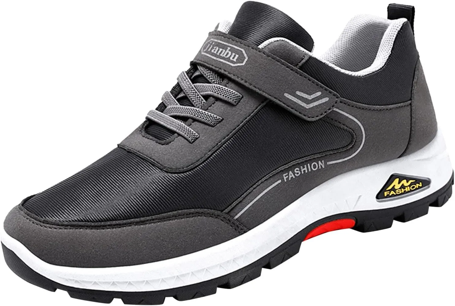 Mens Everyday Sneakers Fashion Spring and Summer Men Sports Shoes Soft Sole Non Slip Solid Color Lace Up Minimalist