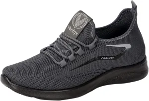 Men's Reathable Stretch Canvas Shoes Casual Sneaker Mesh Breathable Walking Shoe Arch Support Plantar Fasciitis
