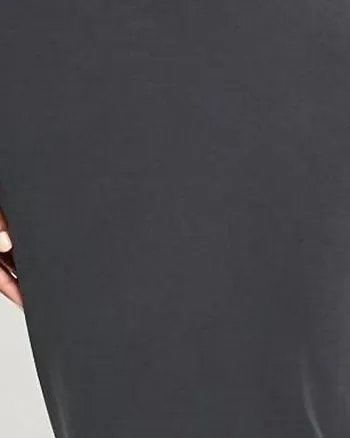 Paris Midi Dress in Carbon | Carbon