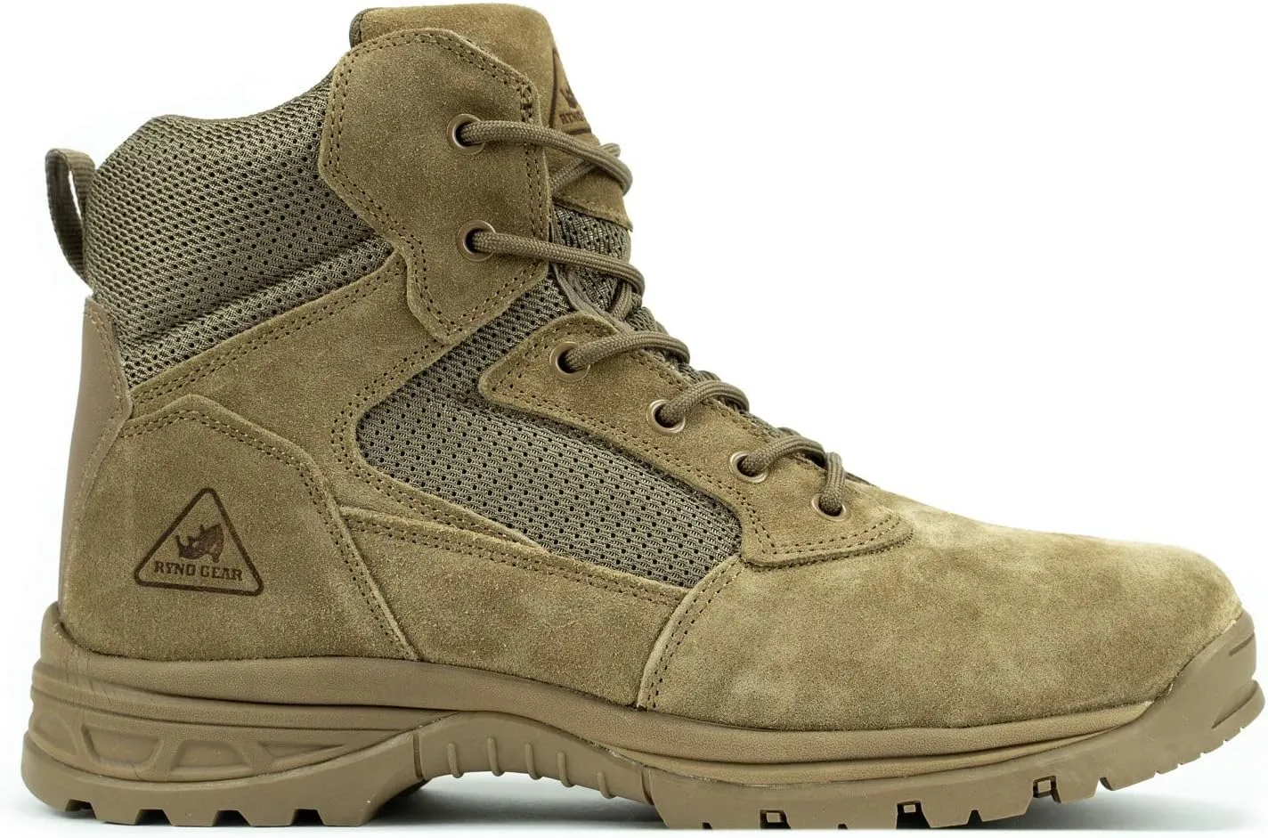 RYNO GEAR 6" Coolmax Tactical Combat Breathable Side Zip Boots