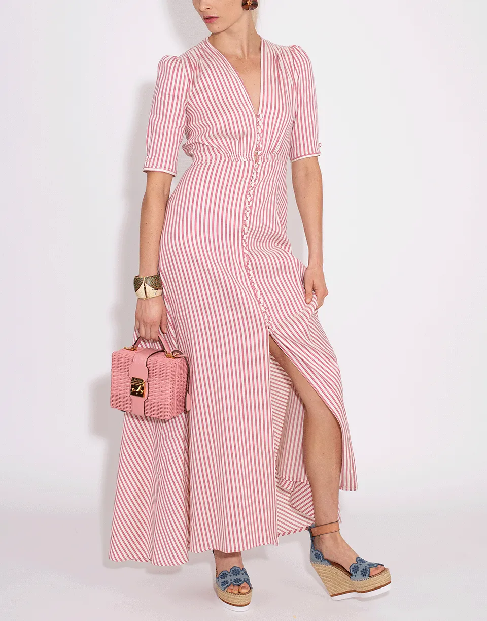Striped Button Down Dress