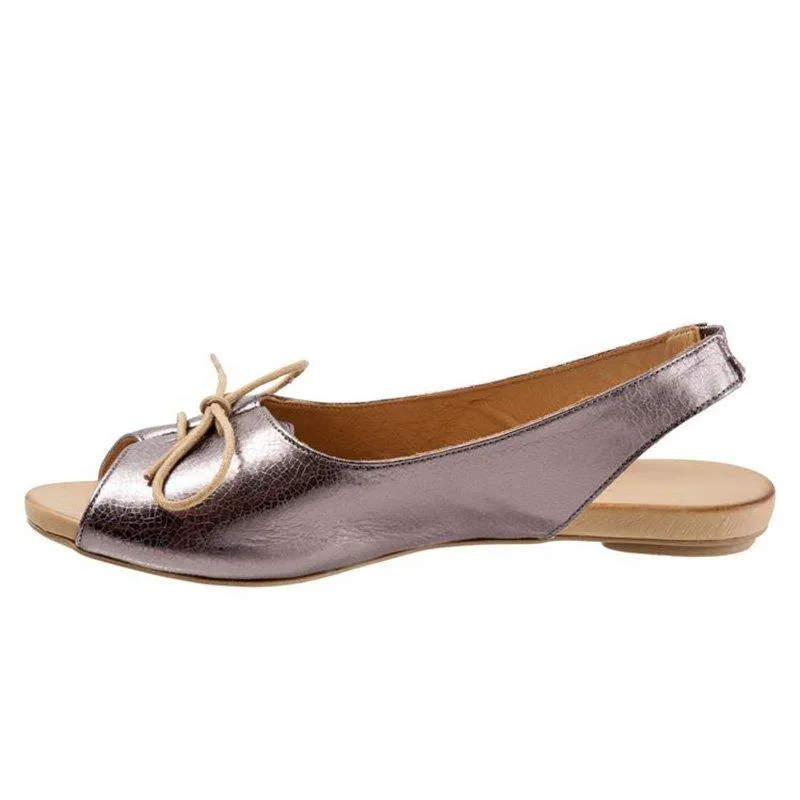 Women's Elastic Band Lace-Up Peep Toe Sandals